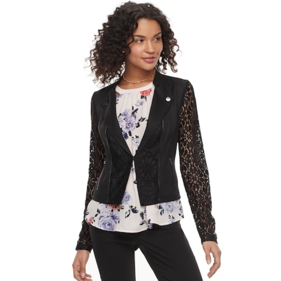 Candie's Other - 🖤Juniors' candie's lace moto jacket
